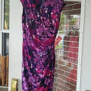 Ralph Lauren floral dress, form fitting.  WOW